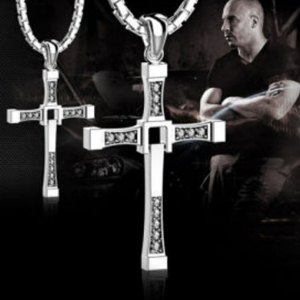 Mens Cross Necklace